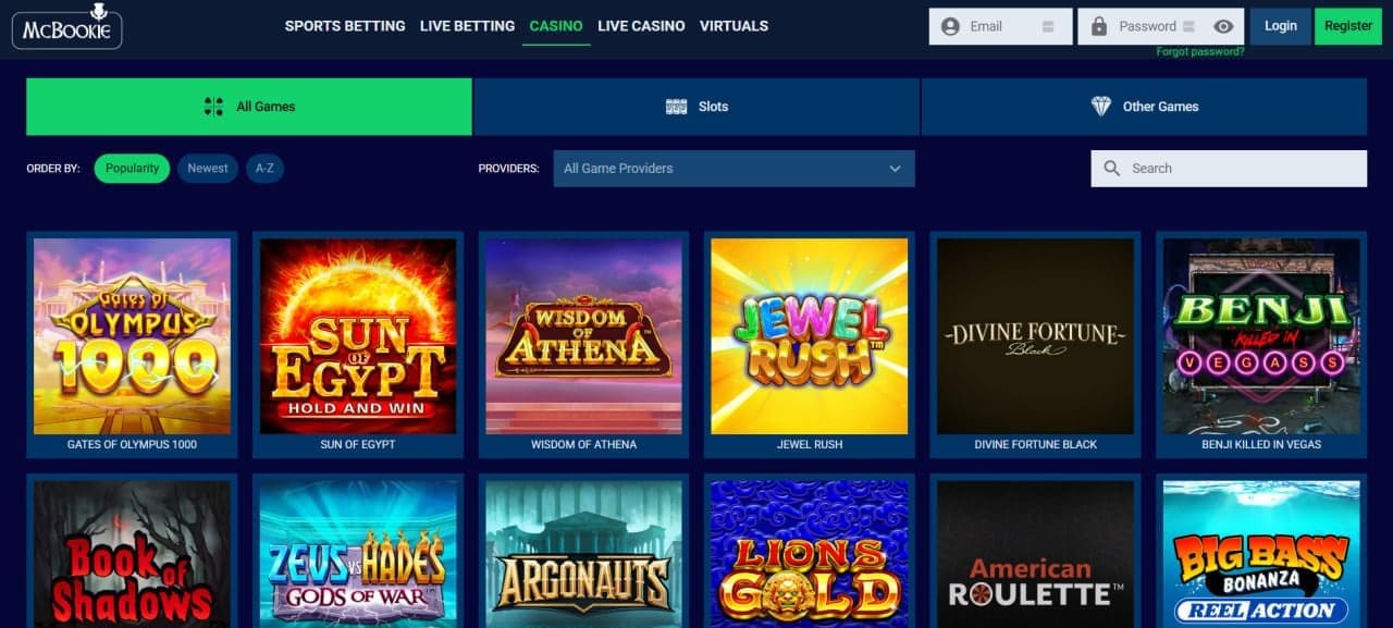 McBookie Casino