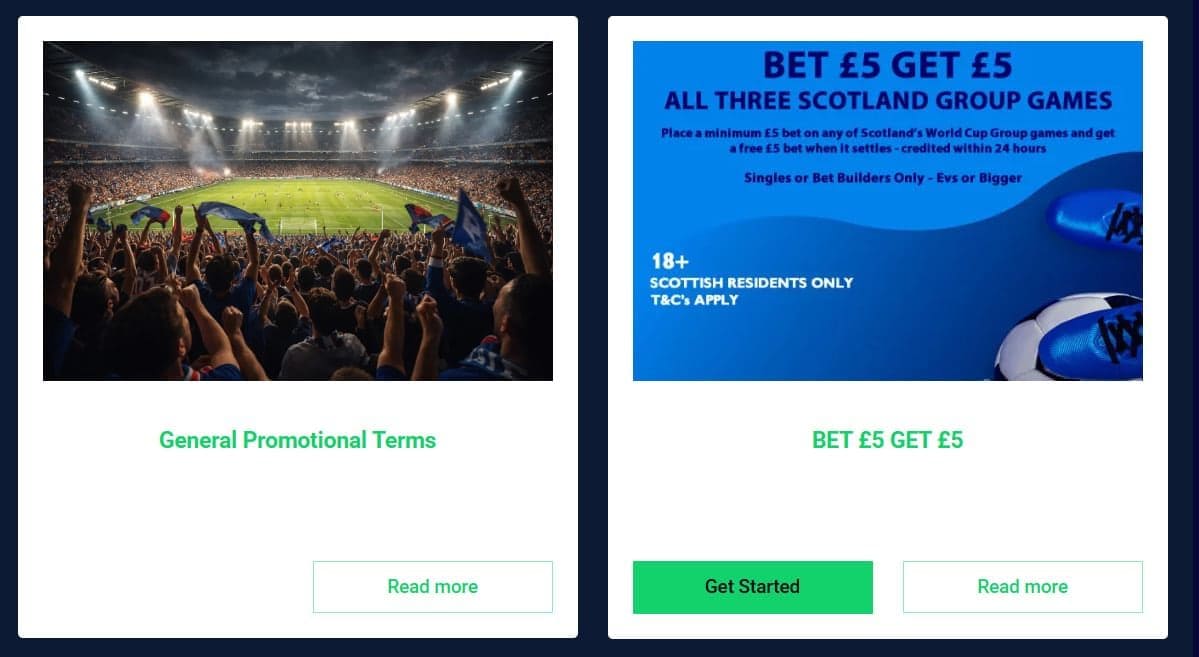 McBookie Casino Bonus 2026 — £175 Welcome Reward & Tartan Club UK image 1