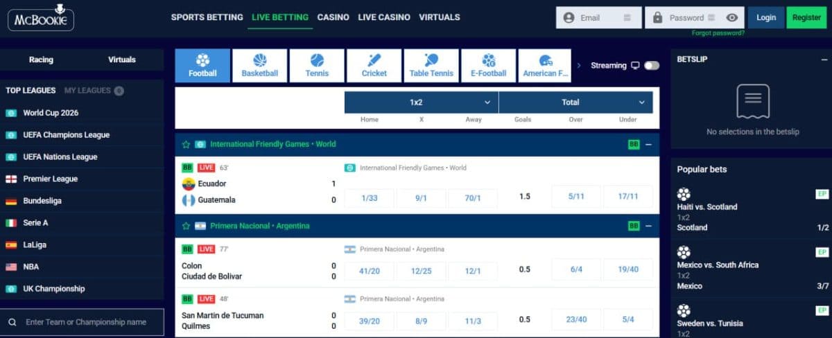 McBookie Casino image 4